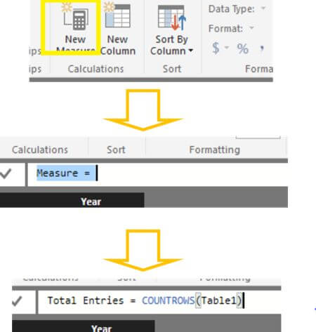 saved it as a measure